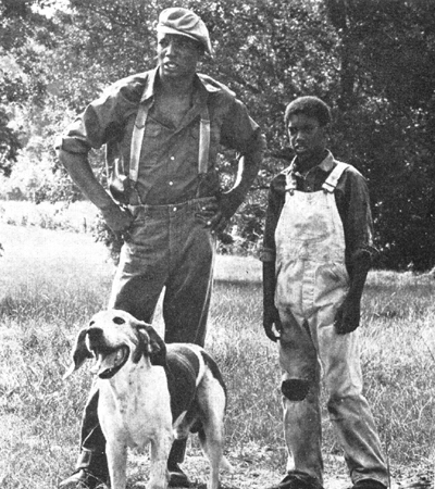 Paul Winfield and Kevin Hooks in 'Sounder' (1972)